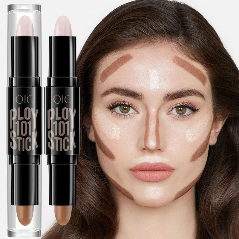 Double-ended Highlight Contouring Pen – V Face Sculpting, Silky Smooth Mineral Concealer & Highlighter! - Beauty & Beyond
