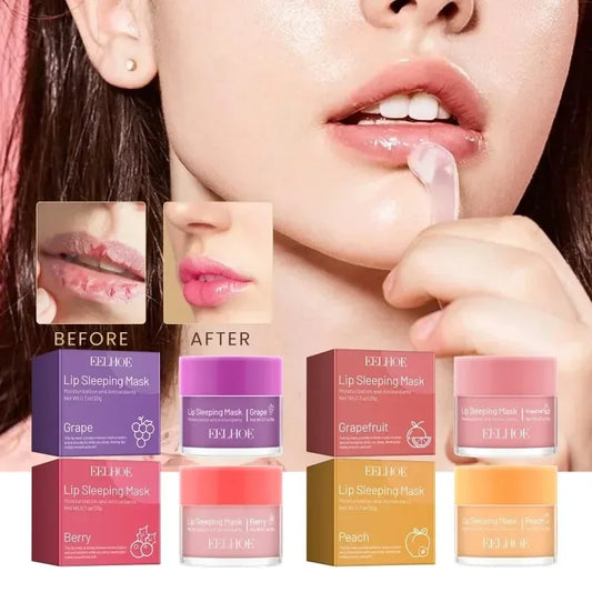 Moisturizing Sleeping Lip Mask – Night Care & Anti-Cracking | Multiple Colors Cute Makeup Lip Oil