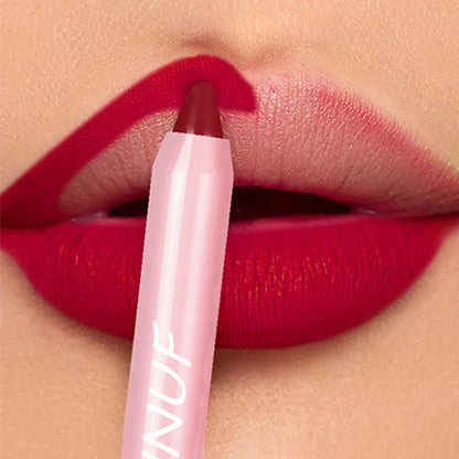 18-Color Lipstick Pencil Set – Waterproof Matte Tint & Lip Contour | Long-Lasting, Non-Stick Lipliner Pens