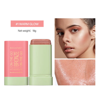 Bronze Blush Stick – Waterproof, Easy Color, 4 Shades, High Pigment, Brightening