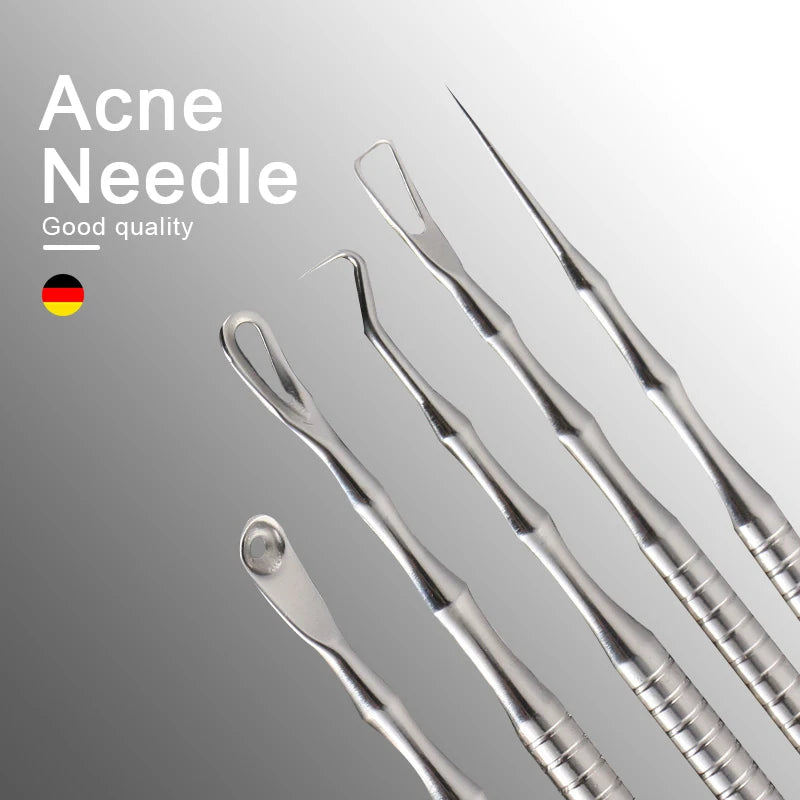 Blackhead Remover Acne Tool - Pimple Extractor, Tweezers, Pore Cleaner - Beauty & Beyond