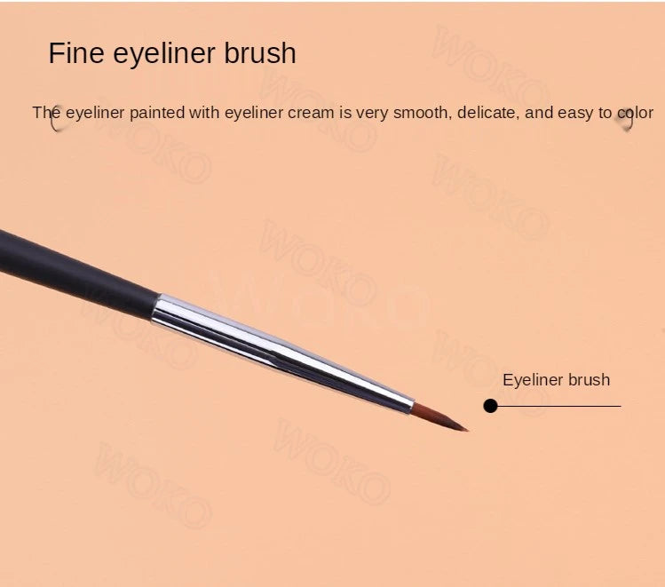T22 Fine Eyeliner Brush - Precision Thin, Liquid/Gel, Professional Makeup Tool - Beauty & Beyond