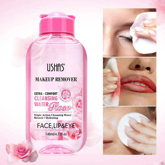 USHAS Makeup Remover Water – Gentle & Moisturizing Facial Cleanser for Sensitive Skin - Beauty & Beyond