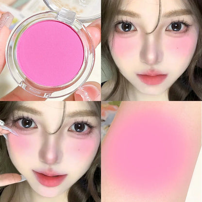 Monochrome Matte Blush – Whitening Effect, Natural Nude Shades, Soft Smudge Finish, Vitality Glow - Beauty & Beyond