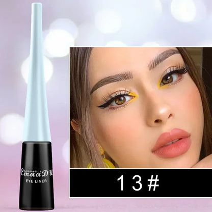 Bold Rainbow Liquid Eyeliner – Ultra-Thin, Waterproof & Long-Lasting Color Blast - Beauty & Beyond