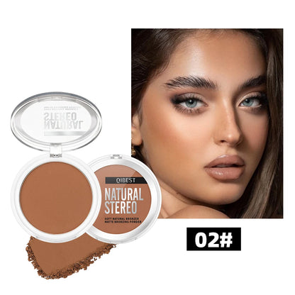 QIBEST Cream Contour & Bronzer Palette – Sculpt, Highlight & Conceal with Long-Lasting Charlotte-Inspired Glow - Beauty & Beyond