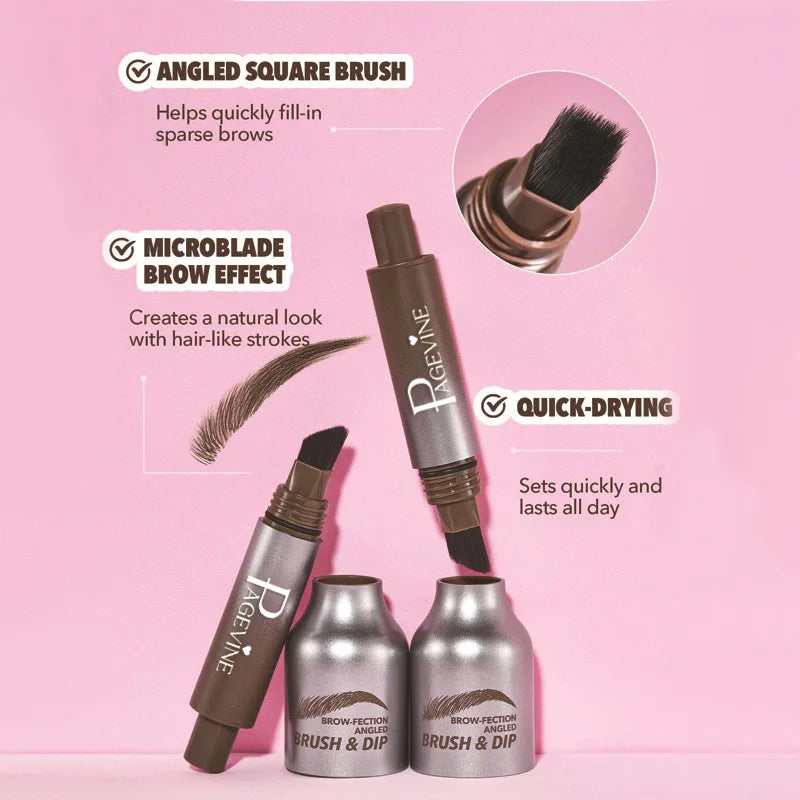 Eyebrow Pencil – Waterproof, Sweatproof, Long-Lasting, Easy to Use, Brown, Black, Earth Color, Powder & Setting - Beauty & Beyond
