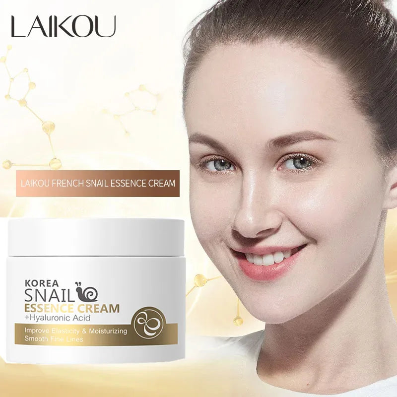 Snail Anti-Aging Cream - Collagen, Moisturizing, Firming, Whitening, Repair & Lift Day Cream - Beauty & Beyond