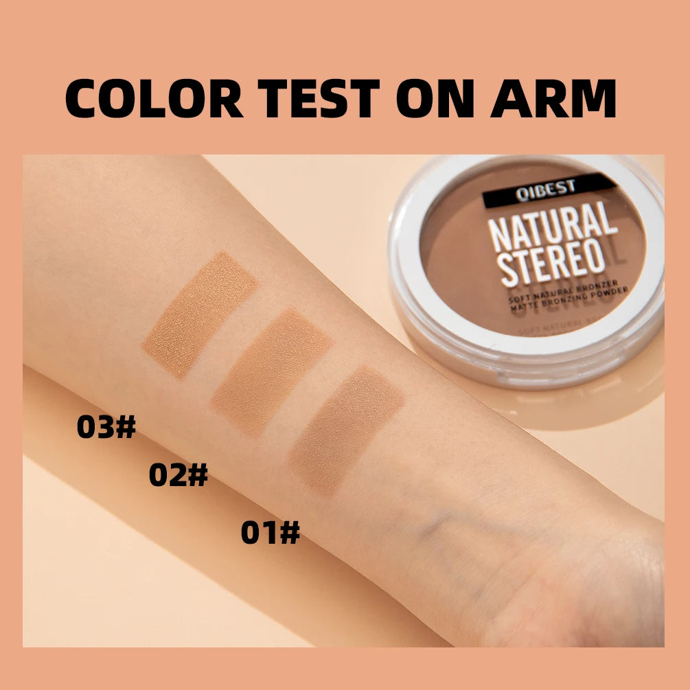 3D Matte Wheat Bronzer Palette – Natural Highlights & Contouring for a Flawless, Long-Lasting Finish! - Beauty & Beyond