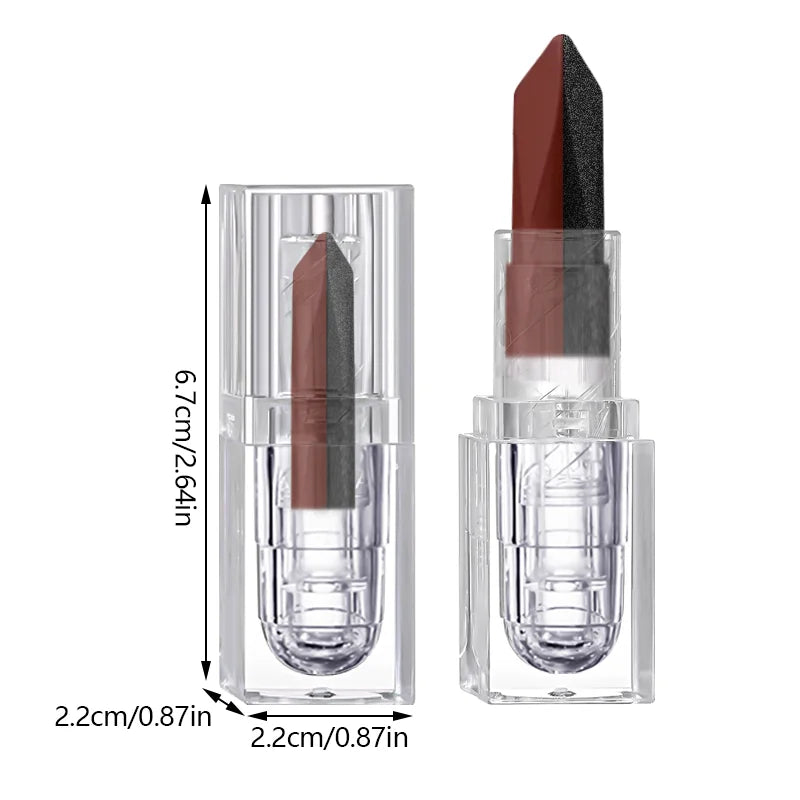 Waterproof Long-Lasting Matte Lipstick – Moisturizing, Non-Stick Cup, Pearlescent Diamond Lip Tint - Beauty & Beyond