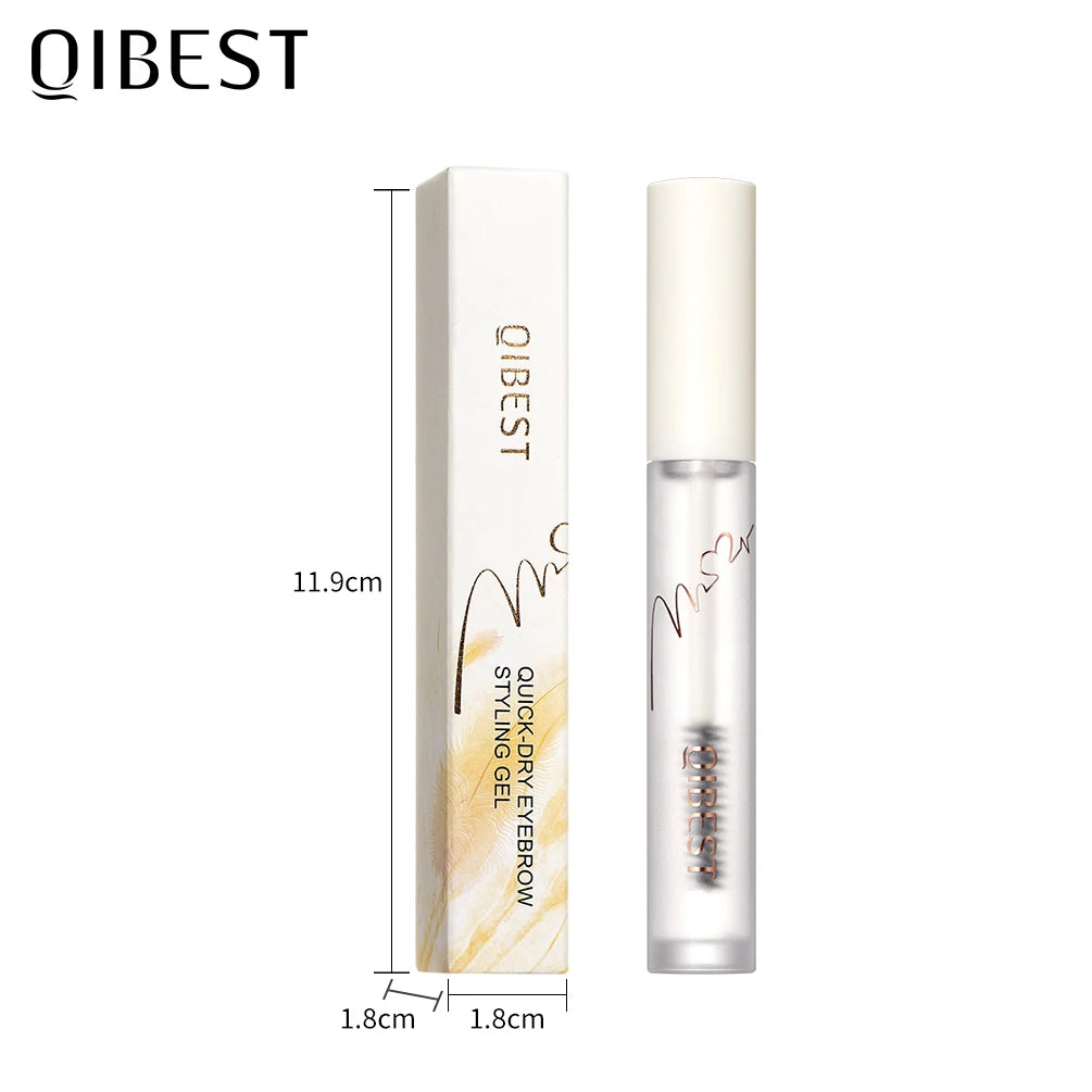 QIBEST Eyebrow Gel – Transparent, Waterproof, Sweat-Proof Styling & Repair Gel - Beauty & Beyond