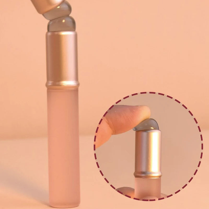 Silicone Round Head Lip Brush - Soft Lipstick Application, Smudge Brush, Cosmetic Tool - Beauty & Beyond