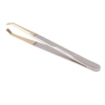 1/5PCS Eyebrow Tweezers - Stainless Steel, Slant Tip, Face Hair Removal Tool