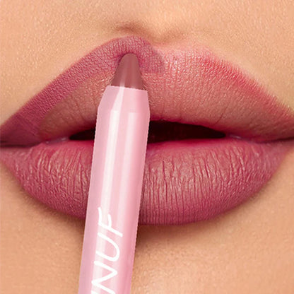 18-Color Lipstick Pencil Set – Waterproof Matte Tint & Lip Contour | Long-Lasting, Non-Stick Lipliner Pens