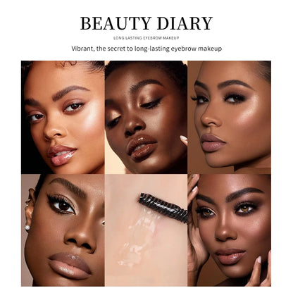 QIBEST Eyebrow Gel – Transparent, Waterproof, Sweat-Proof Styling & Repair Gel - Beauty & Beyond