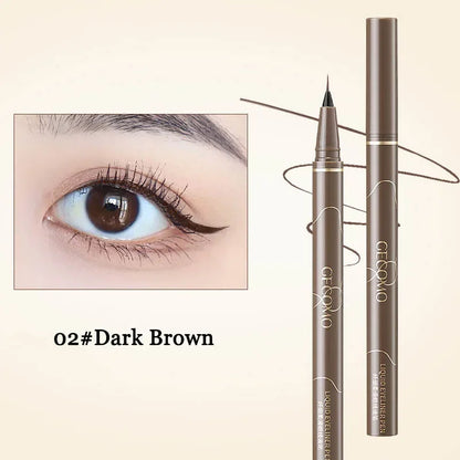 Ultra-Thin Waterproof Eyeliner Pen – Smooth, Long-Lasting Black/Brown for Lower Lash Line - Beauty & Beyond