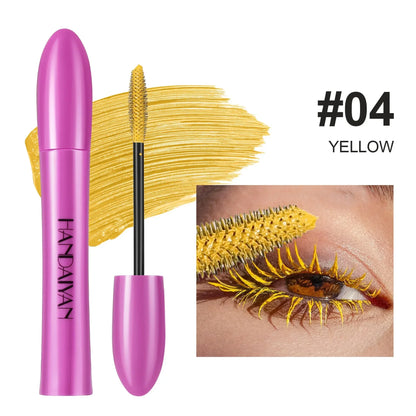 5D Colorful Silk Mascara - Blue, Red, Black, Waterproof, Non-Caking, Thickening, Lengthening - Beauty & Beyond
