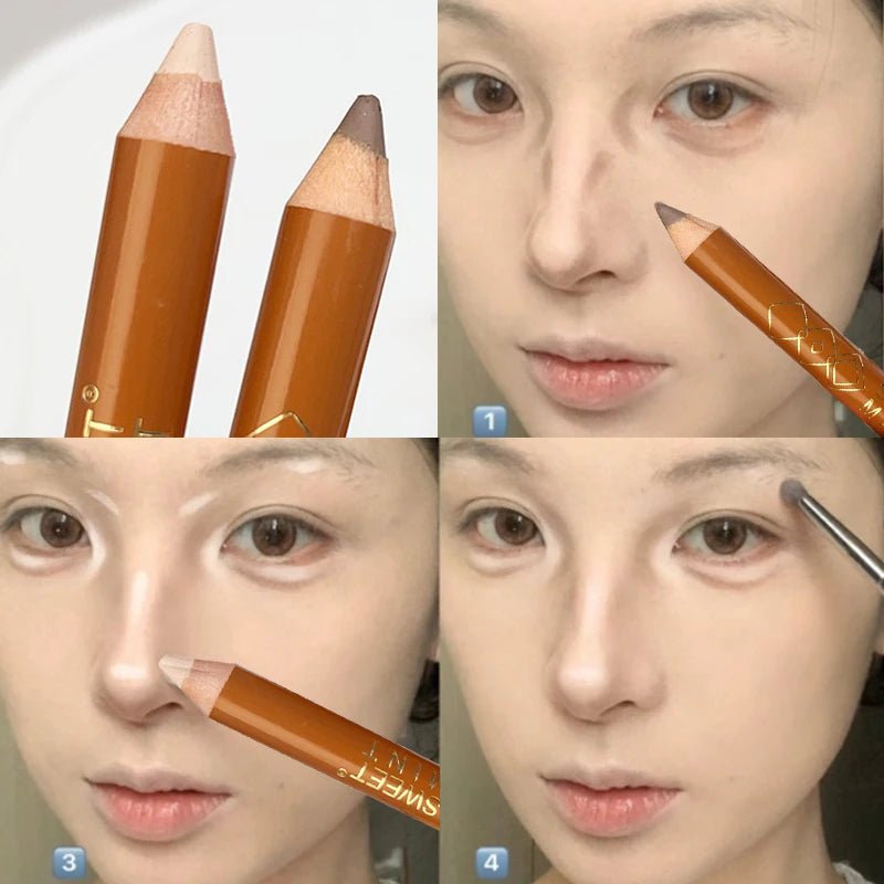 Double-ended Contouring Pen – Sculpt, Highlight & Correct for a Flawless 3D Face! - Beauty & Beyond