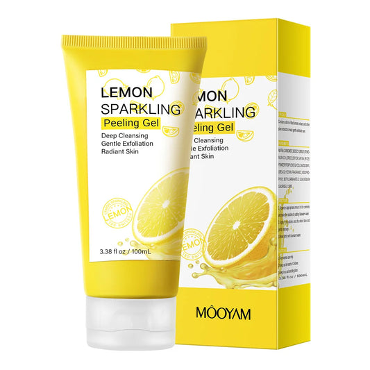Lemon Face Wash - Exfoliating Cleanser Gel, Moisturizing, Dead Skin & Blackhead Remover - Beauty & Beyond