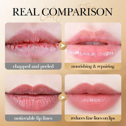 Moisturizing Lip Balm - Collagen, Hydrating, Repairing Dry Lips, Anti-Cracking & Brightening - Beauty & Beyond