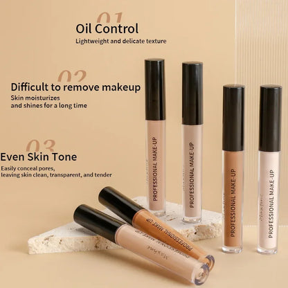 Liquid Face Concealer – Dark Circles & Acne Cover | Natural Makeup Base & Foundation Cream