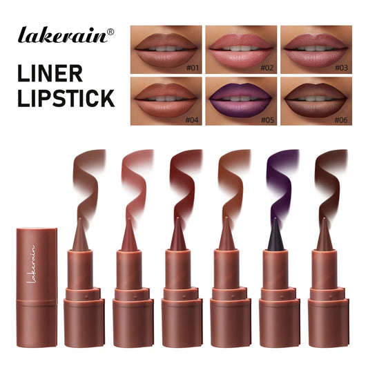 Matte Lip Liner & Lipstick Pen – Long-Lasting Waterproof Gradient Pencil for Bold Red & Brown Lips - Beauty & Beyond