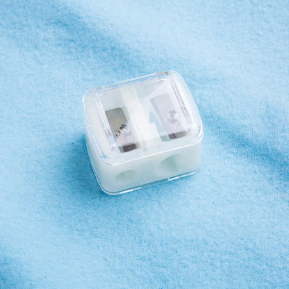 1PC Double Holes Pencil Sharpener - For Eyeliner, Makeup Pencils, Cosmetic Tool - Beauty & Beyond