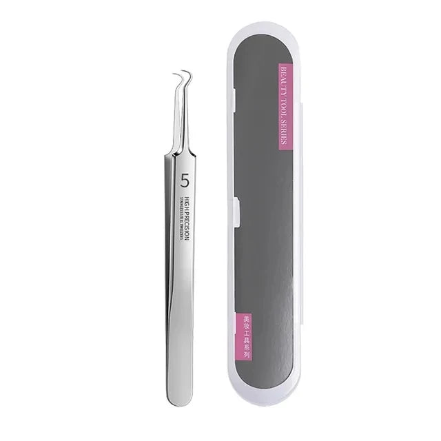 German Ultra-Fine No. 5 Blackhead & Pimple Remover - Acne Needle Tool, Beauty Tweezers - Beauty & Beyond