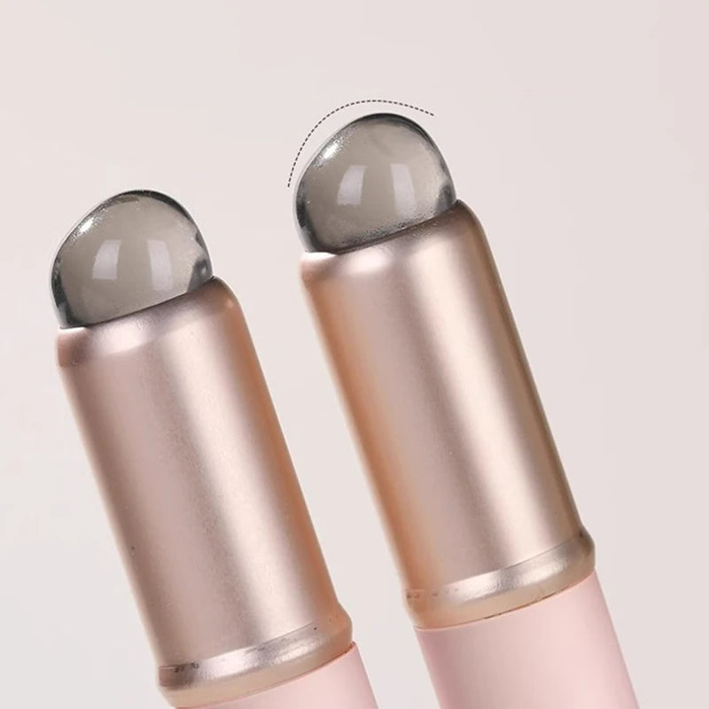 Silicone Round Head Lip Brush - Soft Lipstick Application, Smudge Brush, Cosmetic Tool - Beauty & Beyond