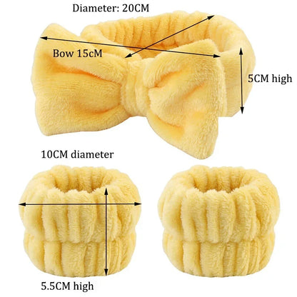 Face Wash Headbands – 1/2/3 PCS Wristbands & Hair Care Bands for Women | FD01