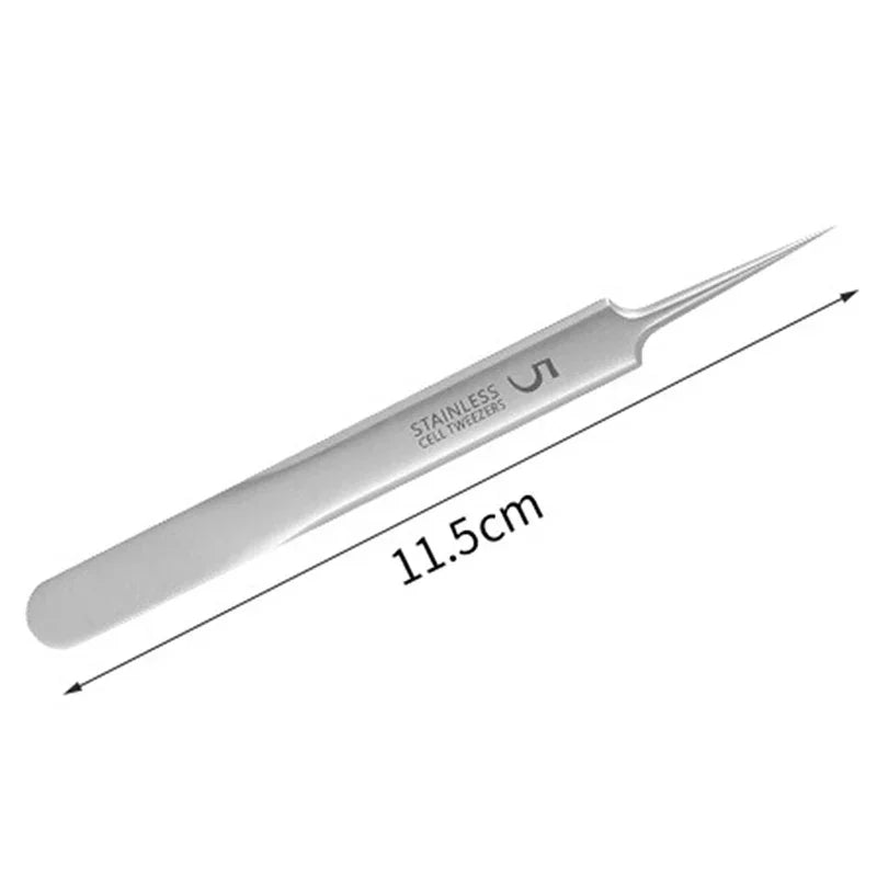 German Ultra-Fine No. 5 Blackhead & Pimple Remover - Acne Needle Tool, Beauty Tweezers - Beauty & Beyond