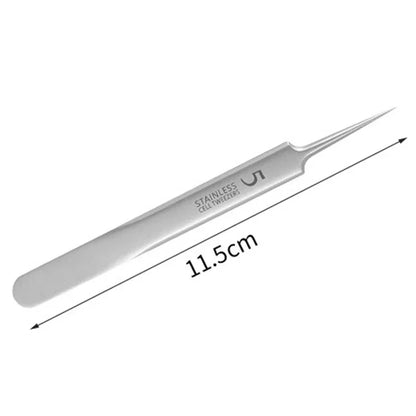German Ultra-Fine No. 5 Blackhead & Pimple Remover - Acne Needle Tool, Beauty Tweezers - Beauty & Beyond