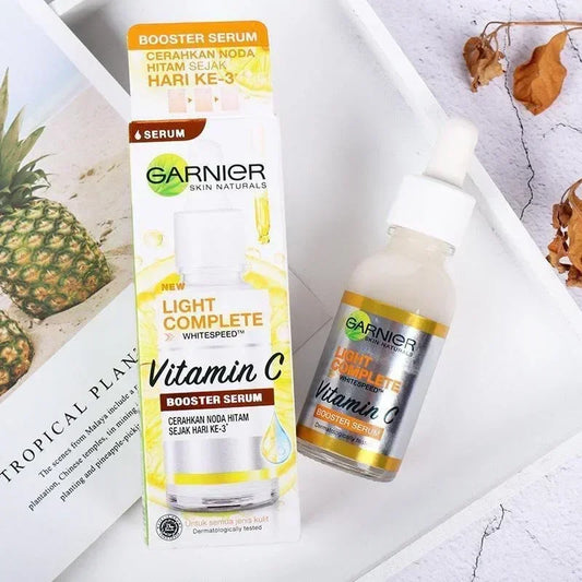Garnier Bright Complete Vitamin C Serum – Niacinamide, Acne Marks & Skin Tone Essence, 30ml - Beauty & Beyond