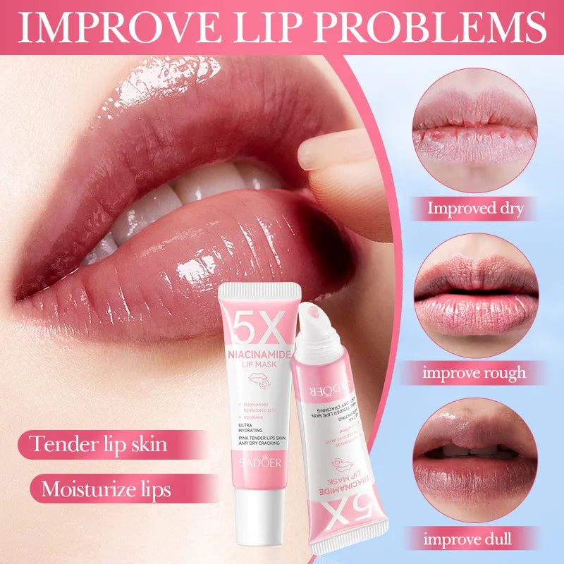 Dark Lip Balm - Lightening, Melanin Removal, Exfoliating, Pink Lip Treatment, Moisturizing - Beauty & Beyond