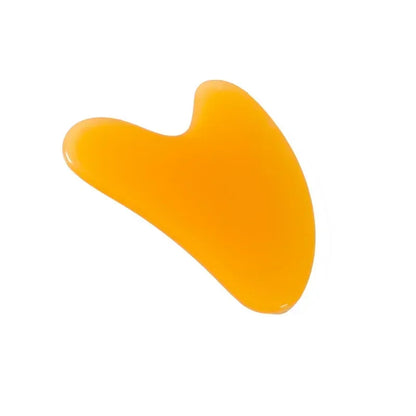 1PC Heart-Shaped Gua Sha Massager - Beeswax Scraper for Face, Spa & Acupuncture Tool - Beauty & Beyond