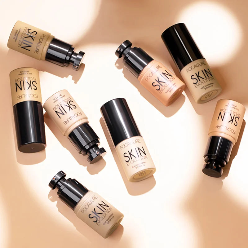 Focallure Liquid Foundation – Full Coverage & Oil-Control | Moisturizing Cream Concealer for Women