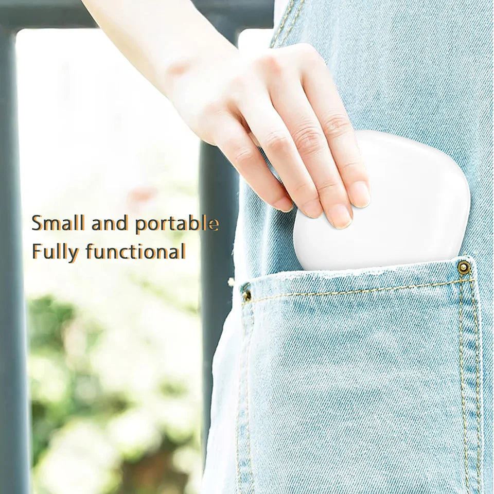 Mini Foldable LED Makeup Mirror - 5x/10x Magnification, Rechargeable, Compact - Beauty & Beyond