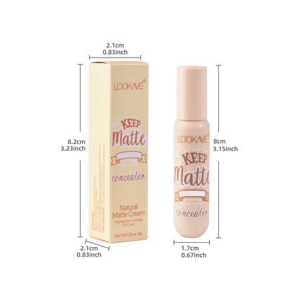 Liquid Concealer Stick Foundation – 6 Colors, Moisturizing, Full Coverage, Matte