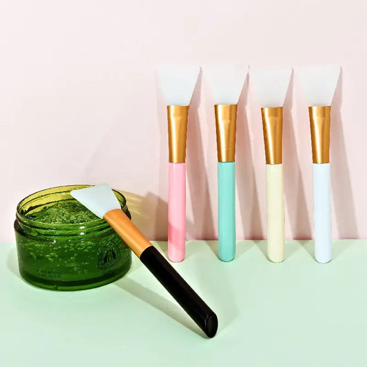 1/4/5/6 Pack Silicone Facial Mask Brush - Soft, Gentle, Formaldehyde-Free, All Skin Types