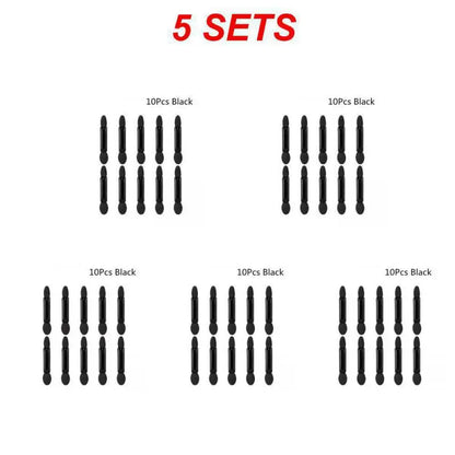 10/50PCS Double-Ended Sponge Applicators – Portable Disposable Eye Shadow, Eyeliner & Lip Makeup Tools