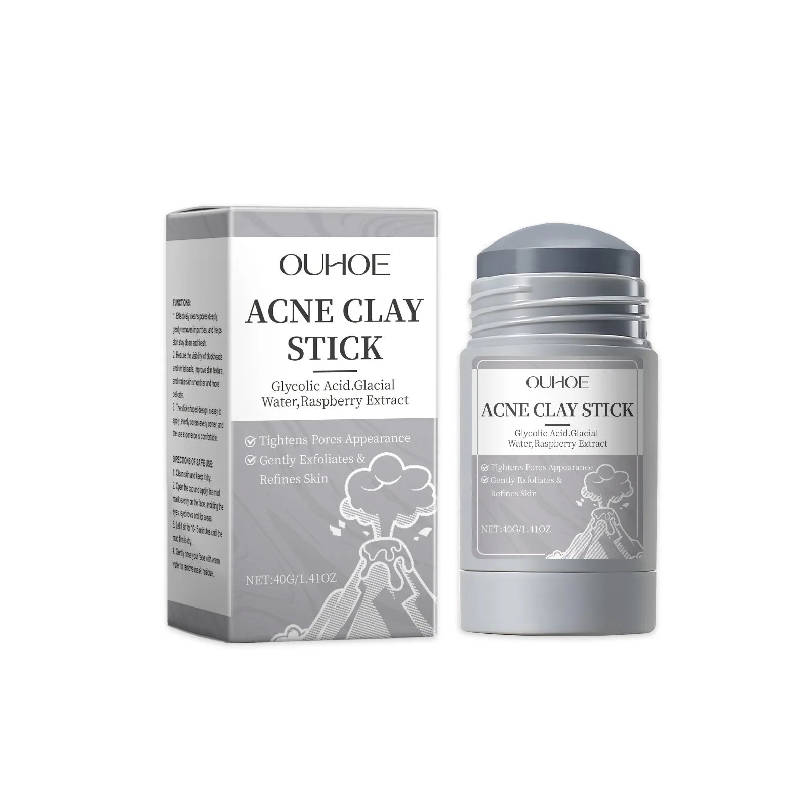 Pore Cleansing Clay Mask - Shrinks Pores, Hydrating, Exfoliating, Oil Control, Acne Treatment - Beauty & Beyond