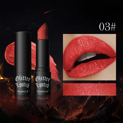 Multi-Color Non-Stick Cup Matte Lipstick – Flash Lasting, Easy Color, Diamond Lipstick for Dark Halloween Look - Beauty & Beyond