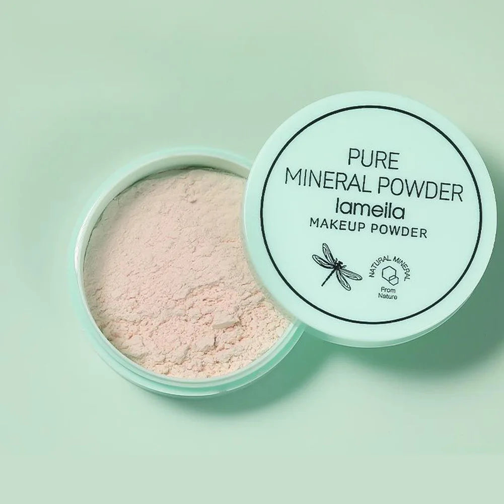 Waterproof Mineral Face Powder – Oil Control, Translucent, High Coverage