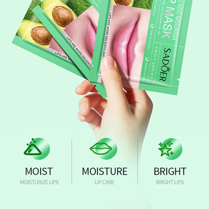 30PCS Fruit Lip Masks – Moisturizing & Nourishing Collagen Patches | Plump & Beautify Lips