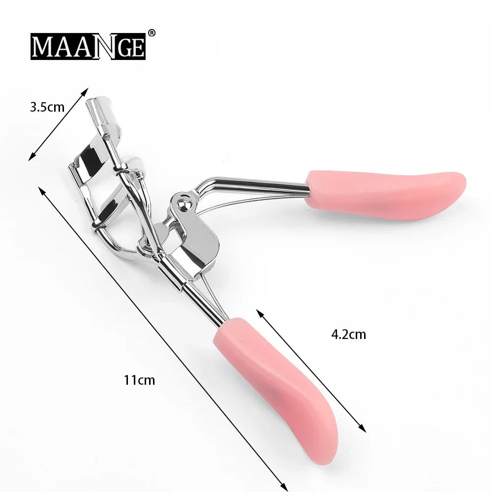 1PC Makeup Eyelash Curler - Beauty Tool, Cute Handle, Random Color - Beauty & Beyond