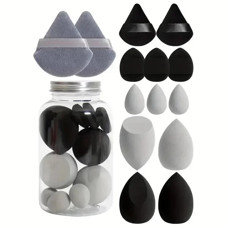 12/14Pcs Makeup Sponge Cosmetic Puff - Beauty & Beyond