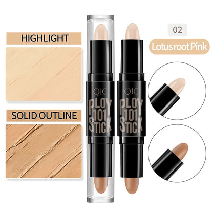 Double-ended Highlight Contouring Pen – V Face Sculpting, Silky Smooth Mineral Concealer & Highlighter! - Beauty & Beyond