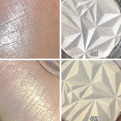 2-Color Diamond Glow Highlighter Palette – Ultra-Shimmer Contour & Illuminate for Radiant Makeup Looks - Beauty & Beyond