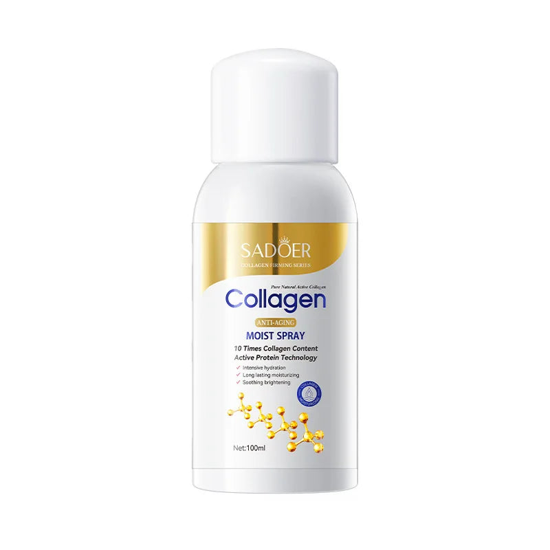 Collagen Moisturizing Spray - Anti-Wrinkle, Hydrating Toner, Fast-Absorbing Face Mist - Beauty & Beyond