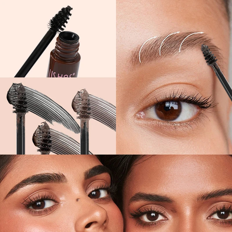 3-Color Eyebrow Gel – Long-lasting, Waterproof, Smudge-proof Eyebrow Tint Mascara - Beauty & Beyond